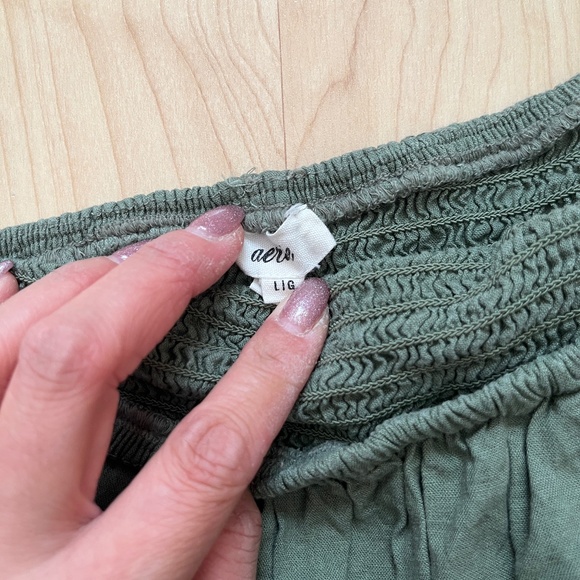 Aerie Pool to Party Linen Blend Tube Top - Picture 2 of 3